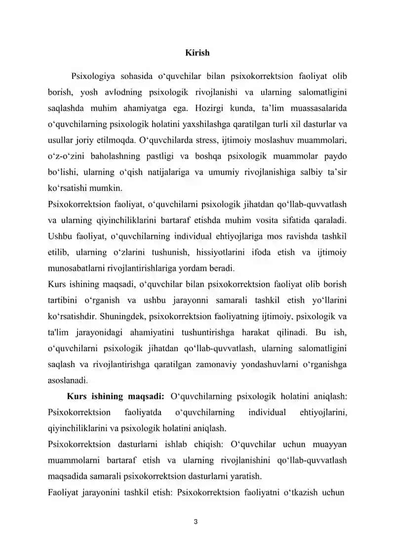 "Himoyaga tavsiya etilsin" mavzusidagi kurs ishi 3