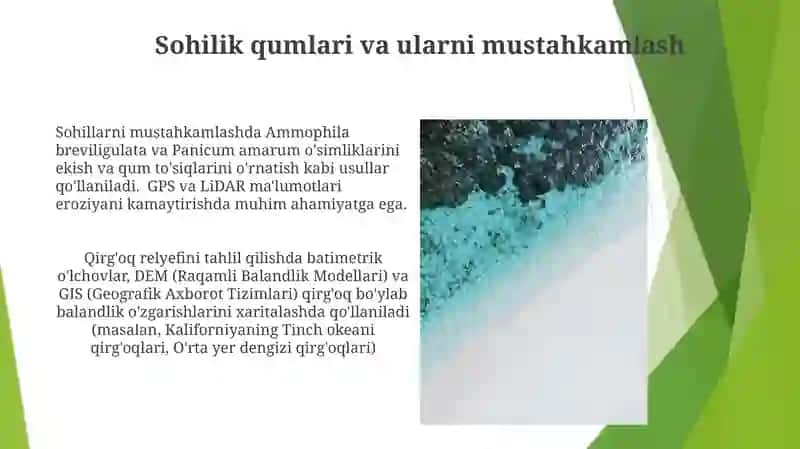 Qirgʼoqlar relefini taxlil qilish 3