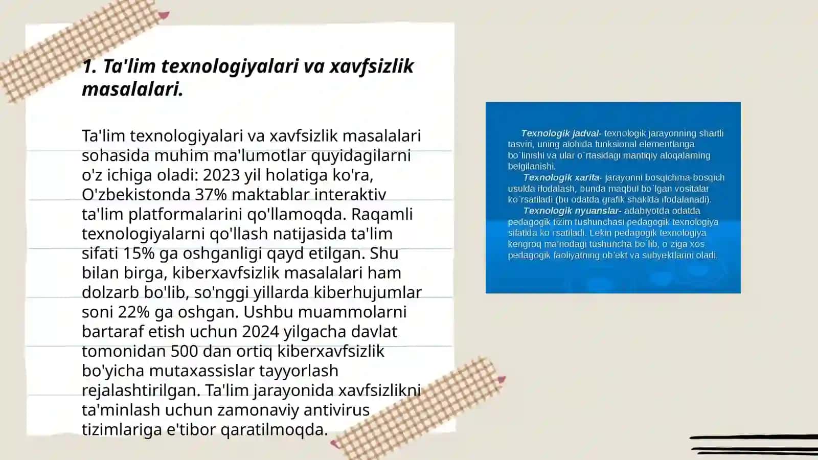 Pedagoglik kasbida texnologik risklar va ularni bartaraf etish yo'llari 3