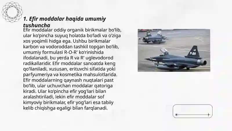 Efir moddalar haqida umumiy tushuncha 3