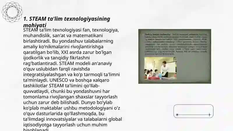 Maktabgacha taʼlimda faol rivojlantiruvchi muxitni yaratish uchun steam ta'lim texnologiyasini qoʻllash 3