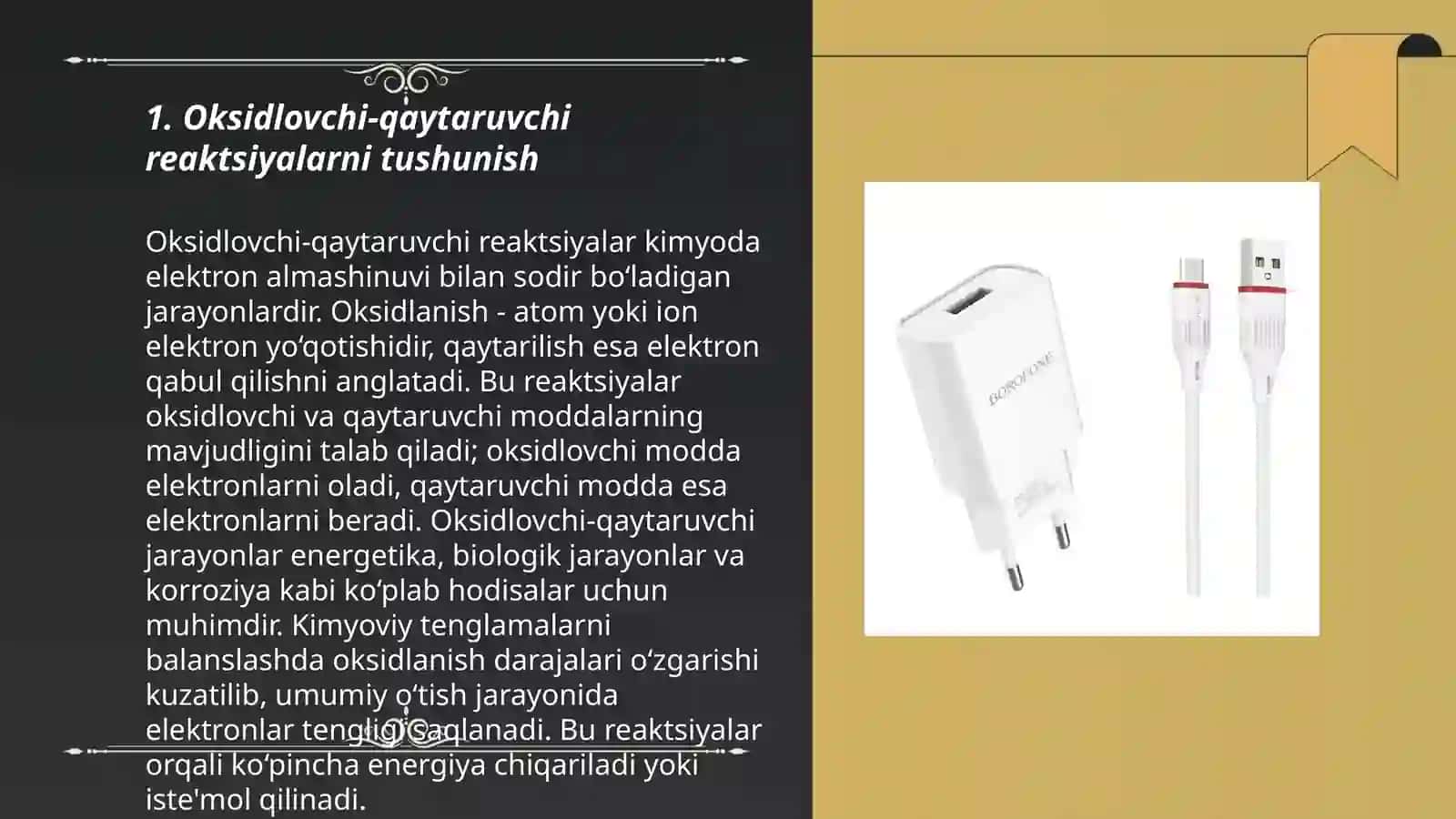 Oksidleniw- qa'lipine keliw reakciyalarinin' tu'rleri ha'm a'hmiyeti 3