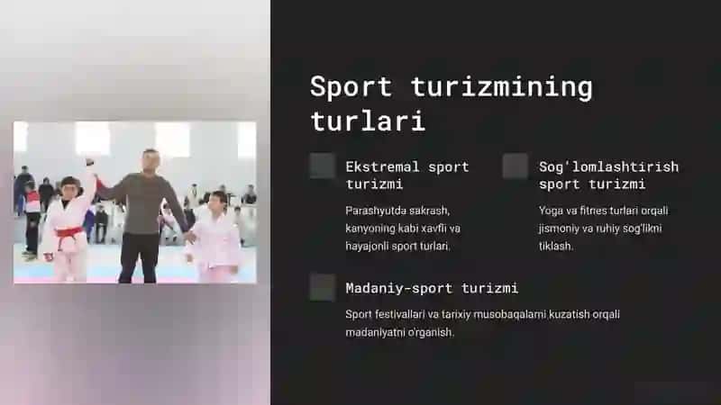 Sport turizmi: Mintaqaviy rivojlanish omili 3