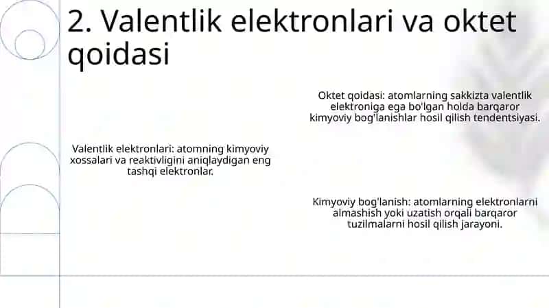 Kimyoviy Boğlanishning Hosil Bõlishi 3