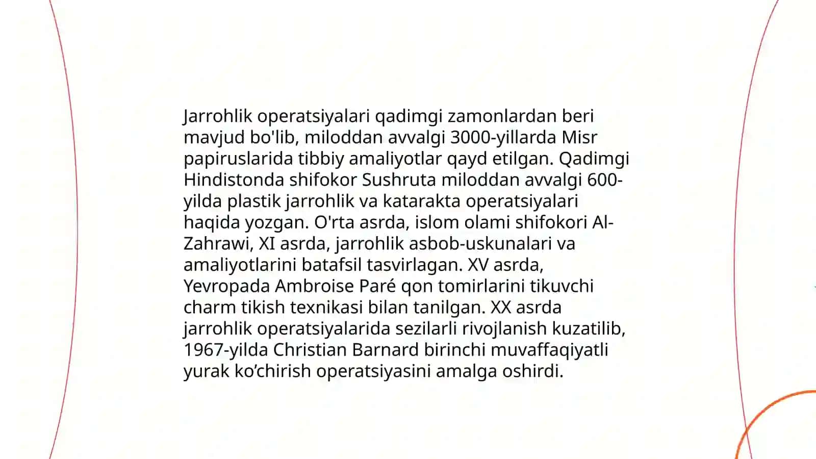 Jarrohlik operatsiyalar haqida tushuncha turlari kam invaziv kardio xirurgiya 3