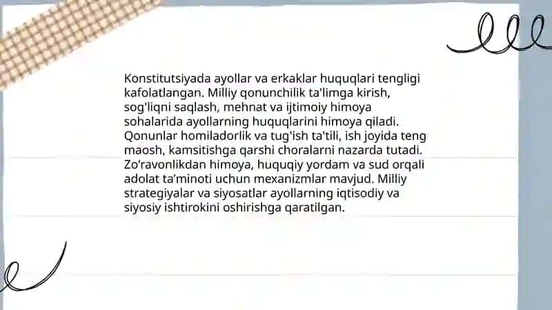 Ayollarni huquqlarini himoya qilish 3
