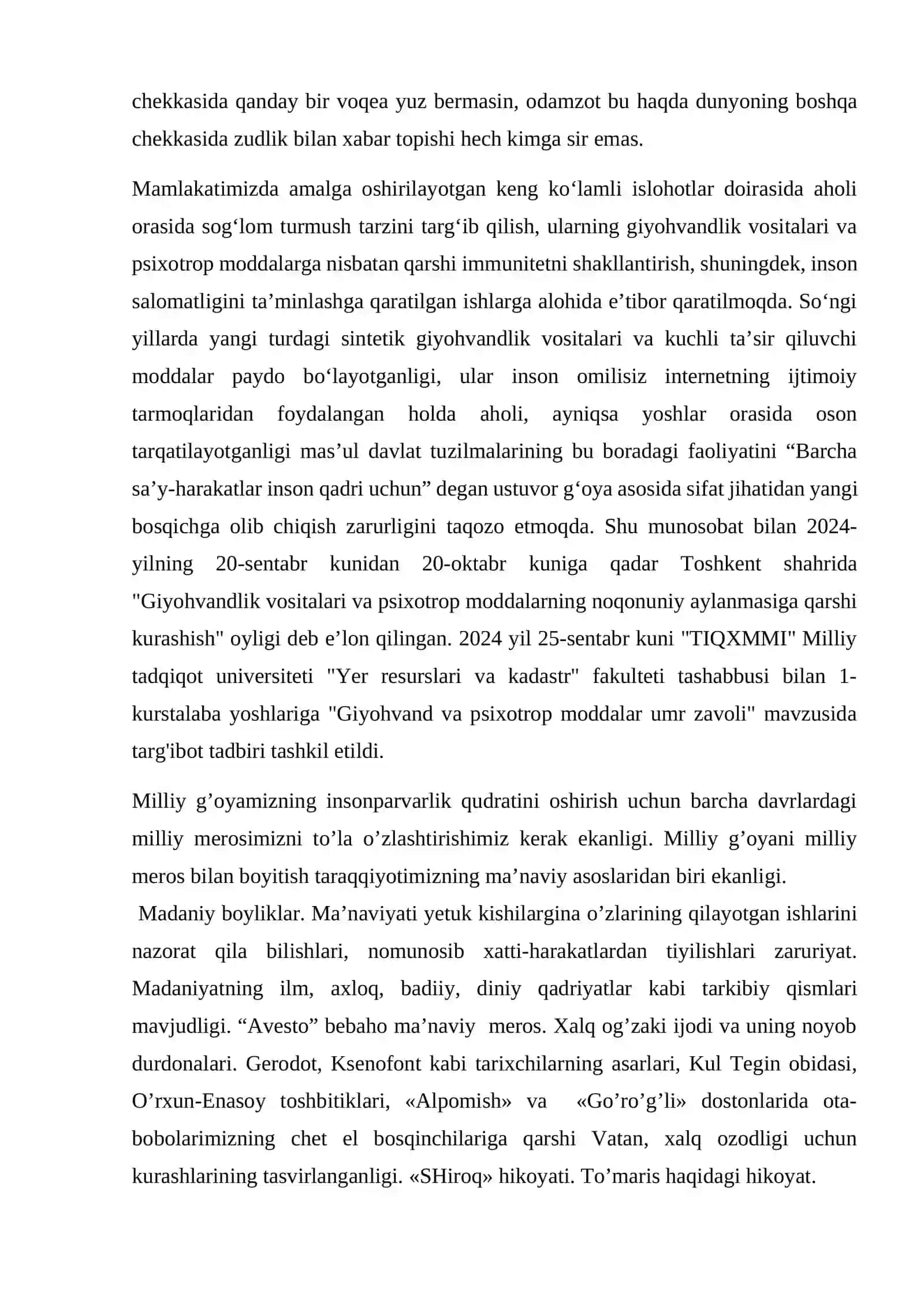 O’quvchilarda xushyorlik, ogohlik, ezgulik, mehribonlik kabi sifatlarni tarbiyalash tizimi 3
