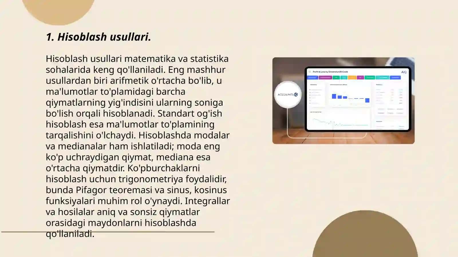 Hisoblash usullari 3