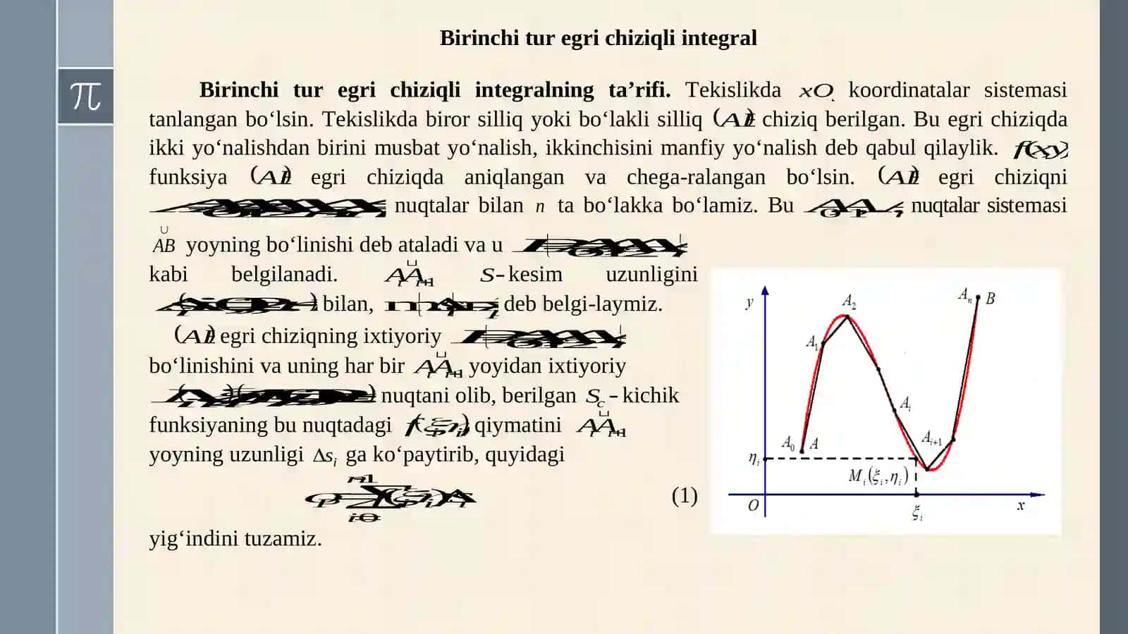 EGRI CHIZIQLI INTEGRALLAR 3