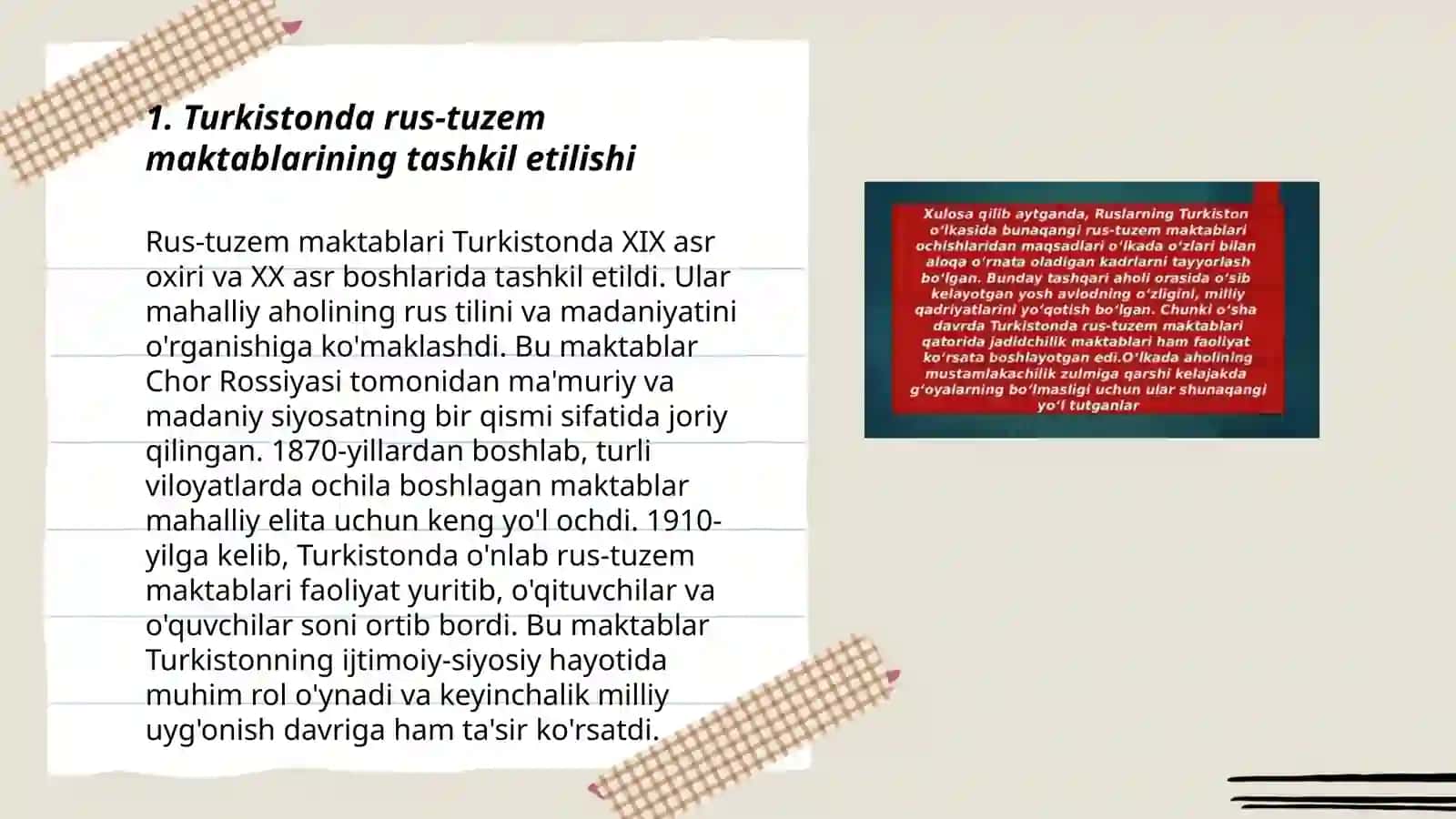 Turkistonda rus-tuzem maktablari va ularning faoliyati 3