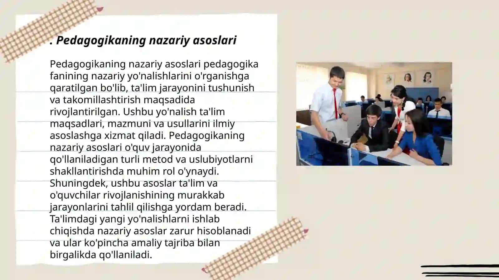 Pedagogika (qo‘shimcha tarbiya fani o‘qituvchisi) bakalavriat ta’lim yo‘nalishining zaruriy mazmuni va bakalavrning tayyorgarlik darajasiga qo‘yiladigan talablar 3