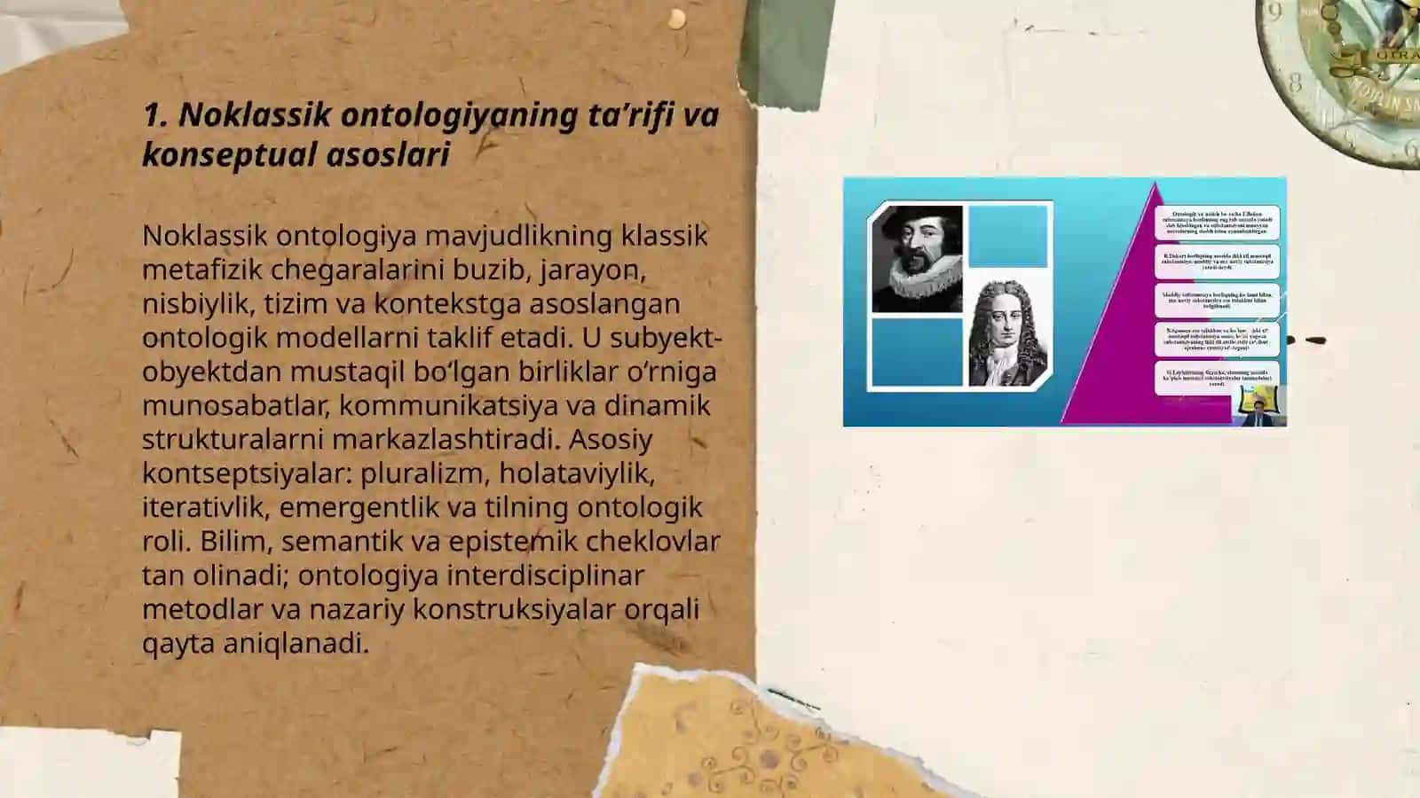 Noklassik ontologiyaning yoʻnalishlari va mohiyati 3