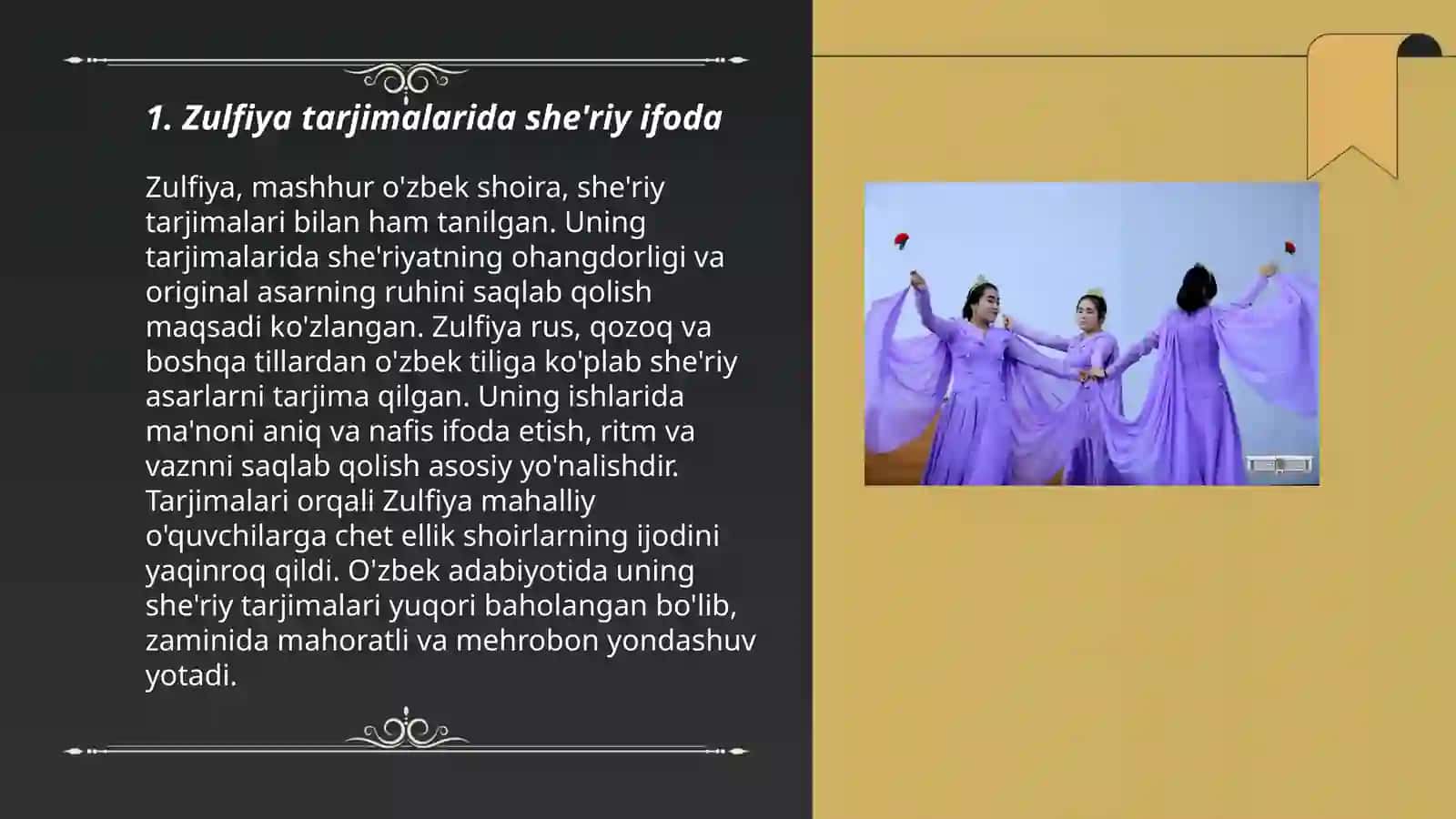 Zulfiya tarjimalarida shoira mahorati 3