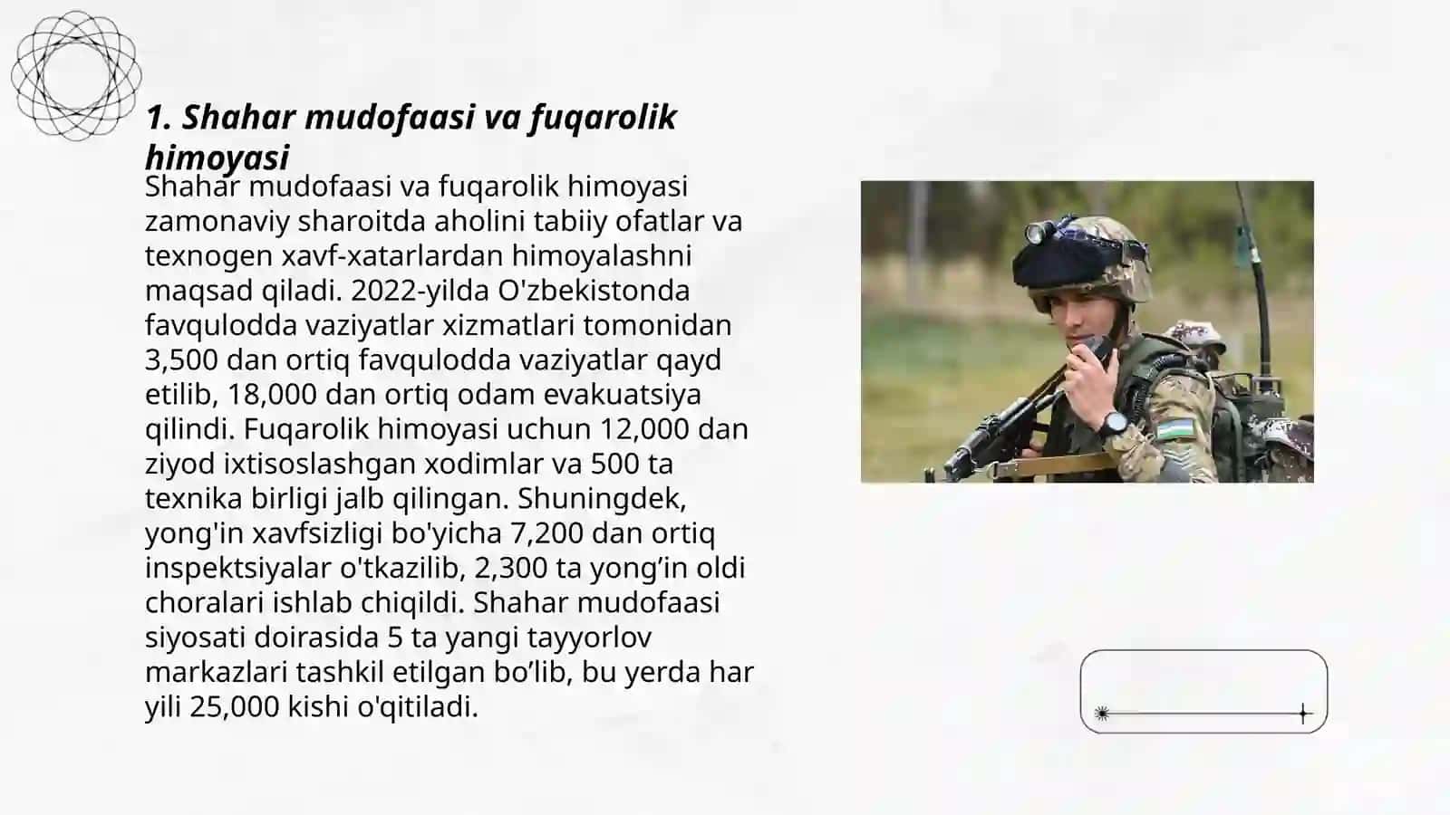 Shahar sharoitida mudofaani tashkillashtirish 3