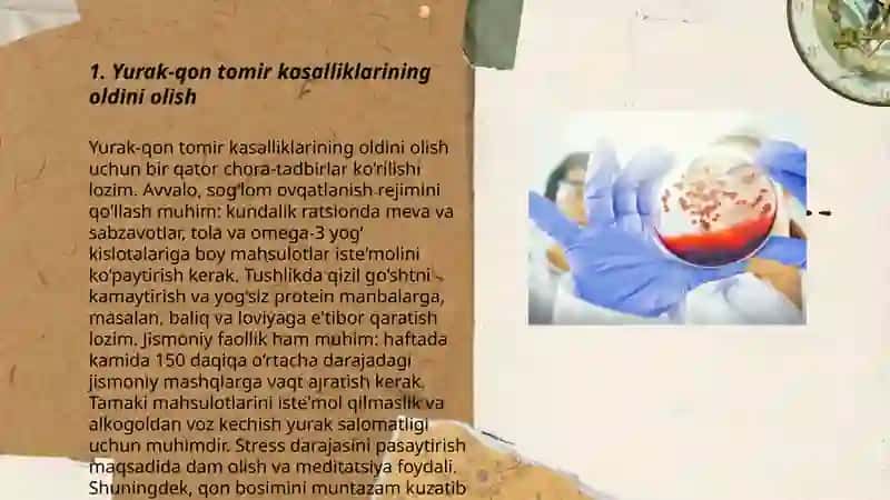 O‘zbekiston Respublikasi aholisining eng muhim yuqimli bo‘lmagan kasalliklari prafilaktikasining gigenik jihatlari 3