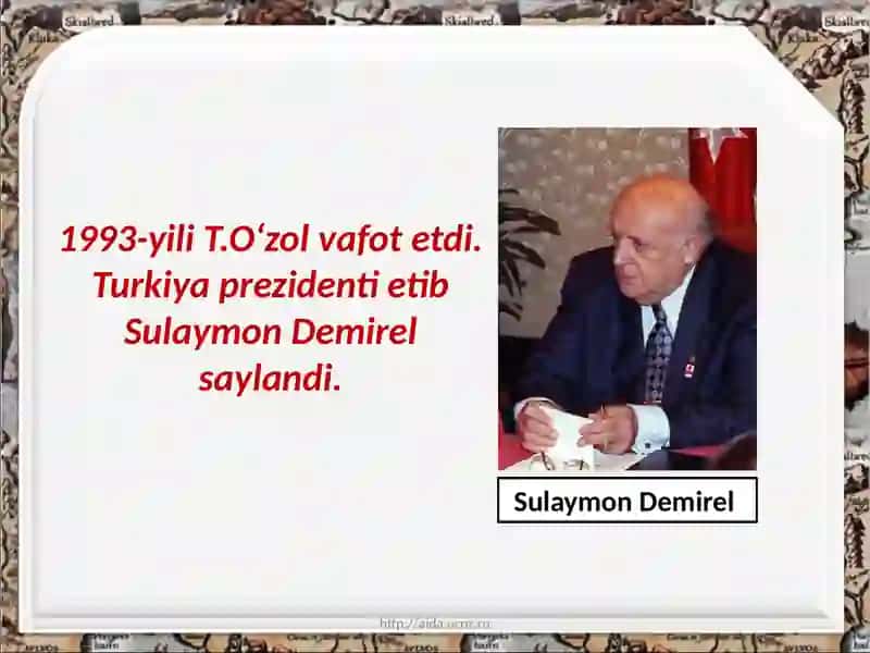 1991-2017-yillarda Turkiya Respublikasi Prezident Saylov 3