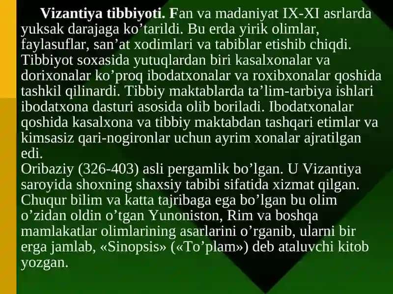 Vizantiya tibbiyoti 3