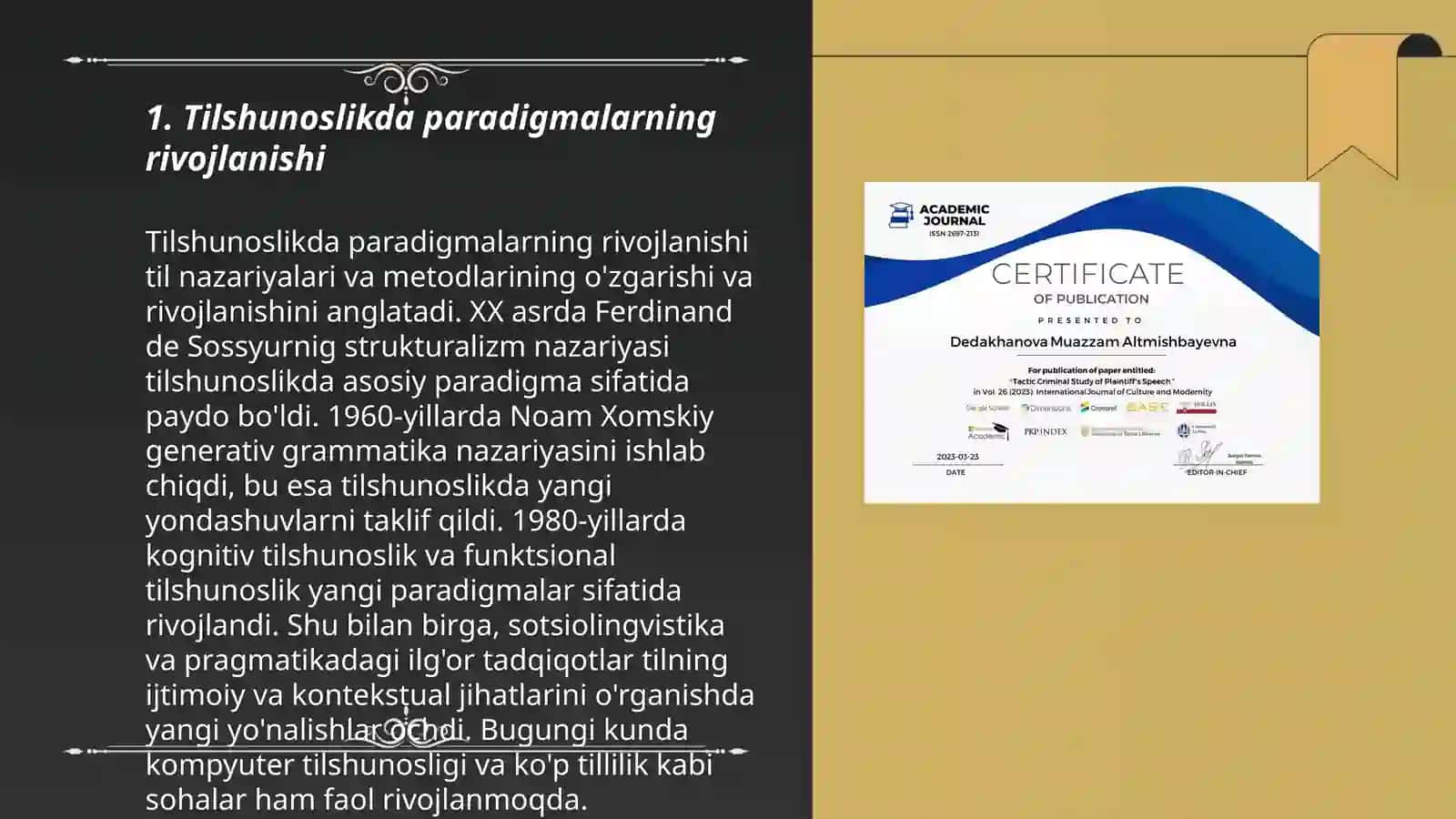 Tilshunoslikda paradigmalar 3
