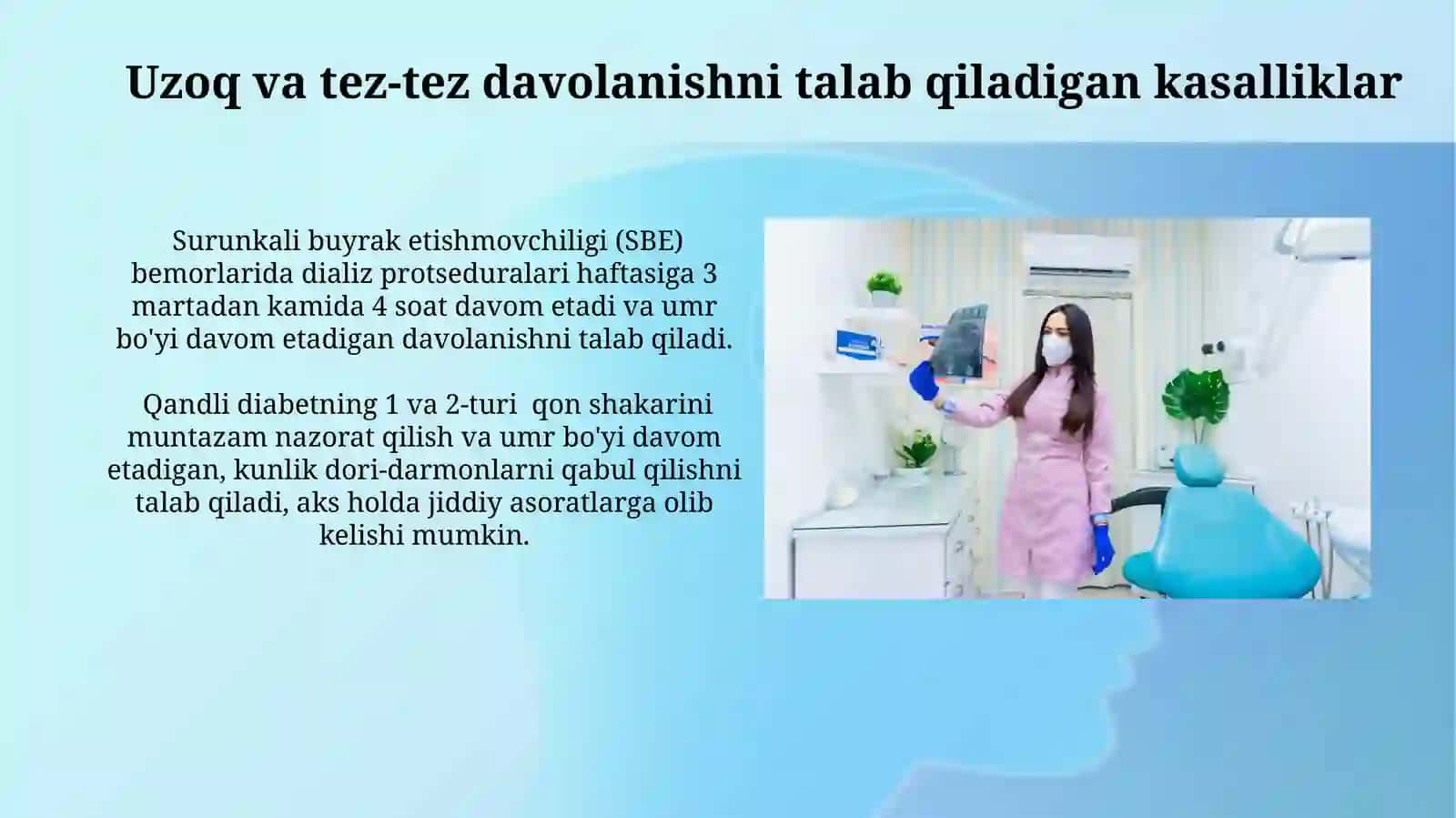 Surunkali buyrak etishmovchiligi (SBE) davolash 3