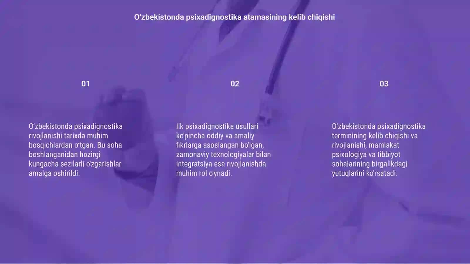 Oʻzbekistonda psixadignostikaning rivojlanish tarixi 3