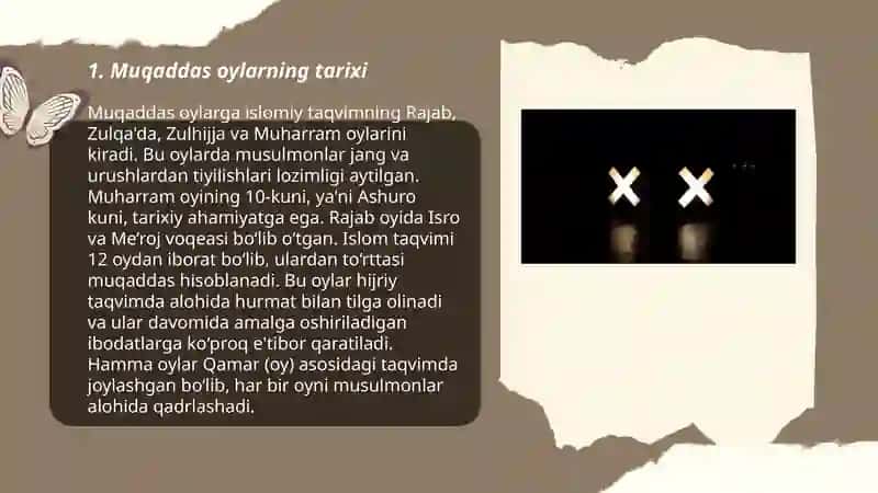 Muqaddas oylar va mustajob duolar 3