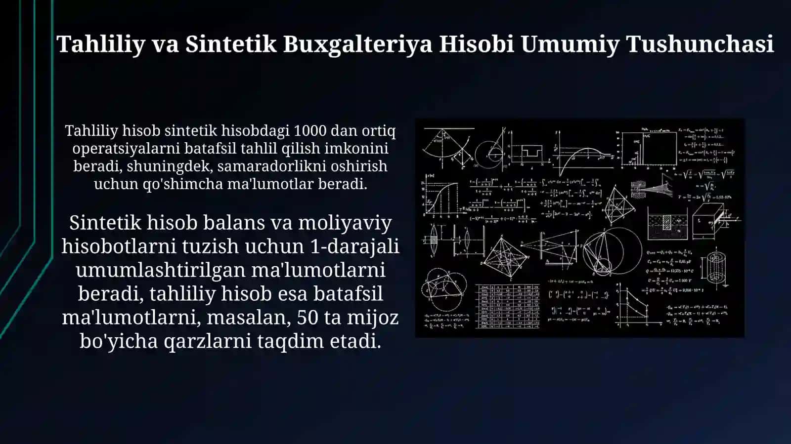 Tahliliy va Sintetik Buxgalteriya Hisobi Umumiy Tushunchasi 3
