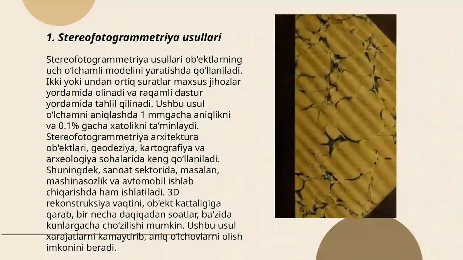 Stereofotogrammetriya usullari 3