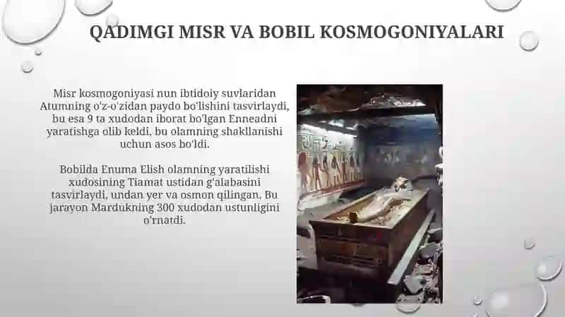 Qadimgi Misr va Bobildagi ilk falsafiy qarashlar 3