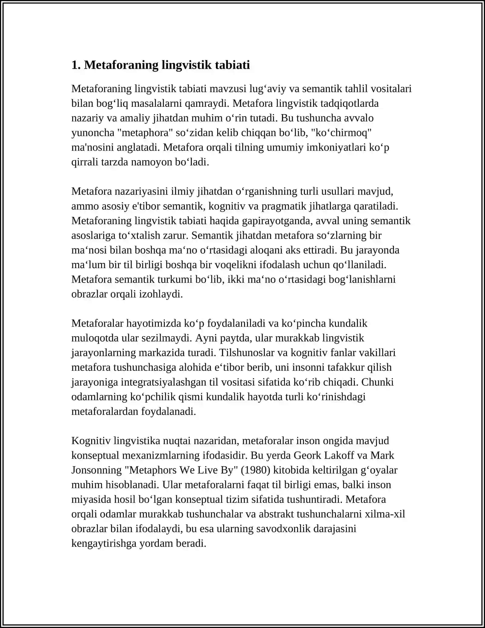 METAFORANING SEMANTIK VA PRAGMATIK JIHATLARI 3