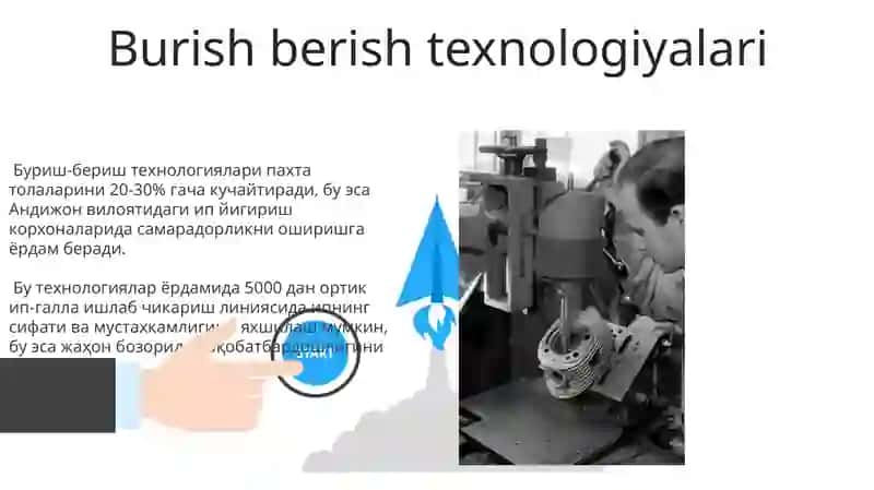 Kimyoviy tolalarni qayta õrash va ularga õram berish usullari va zamonaviy jixozlar 3