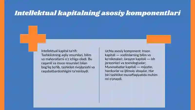 Intellektual kapitalni shakllantirish | Intellektual kapital, aqliy mulklarni shakllantirish va boshqarish 3