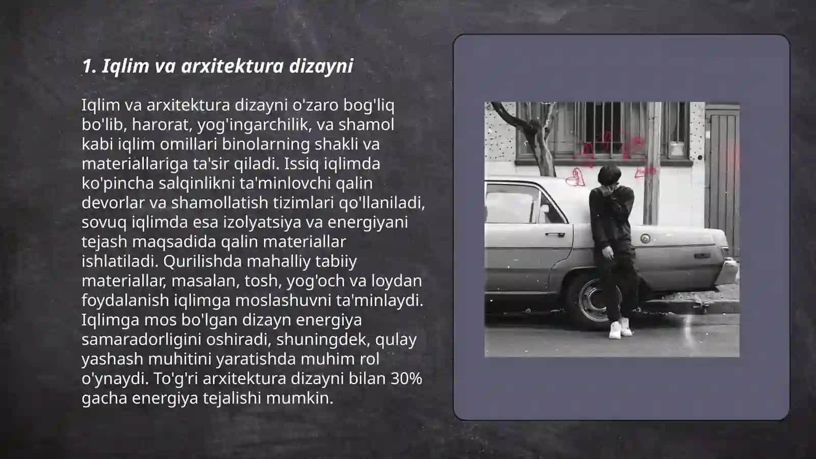 Tabiiy muhudning arxitekturaga taʼsiri 3