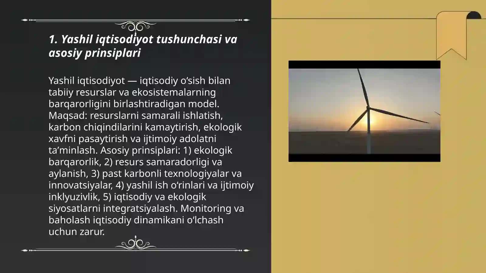 Yashil iqtisodiyot tushunchasi va asosiy prinsiplari 3