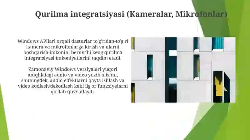 Windows multimedia imkoniyatlari 3