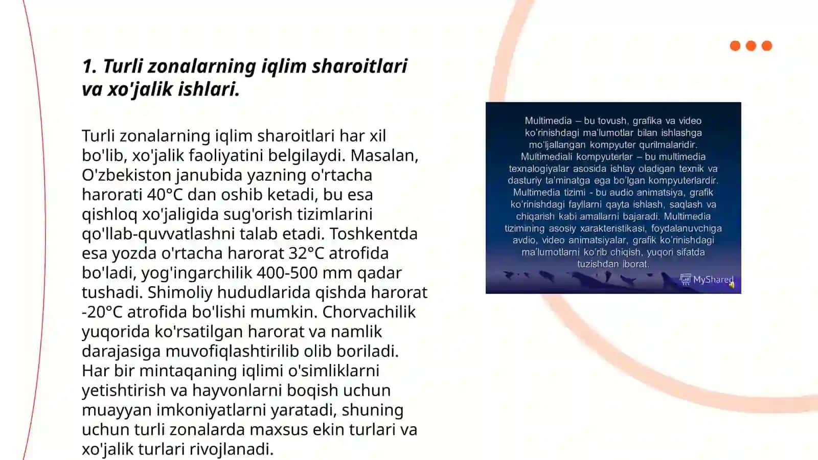 Turli zonalardagi jamoalardan xoʻjalikda foydalanish 3
