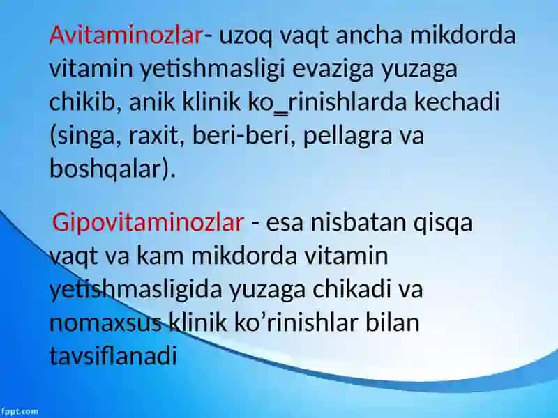 GIPO VA AVITAMINOZ 3