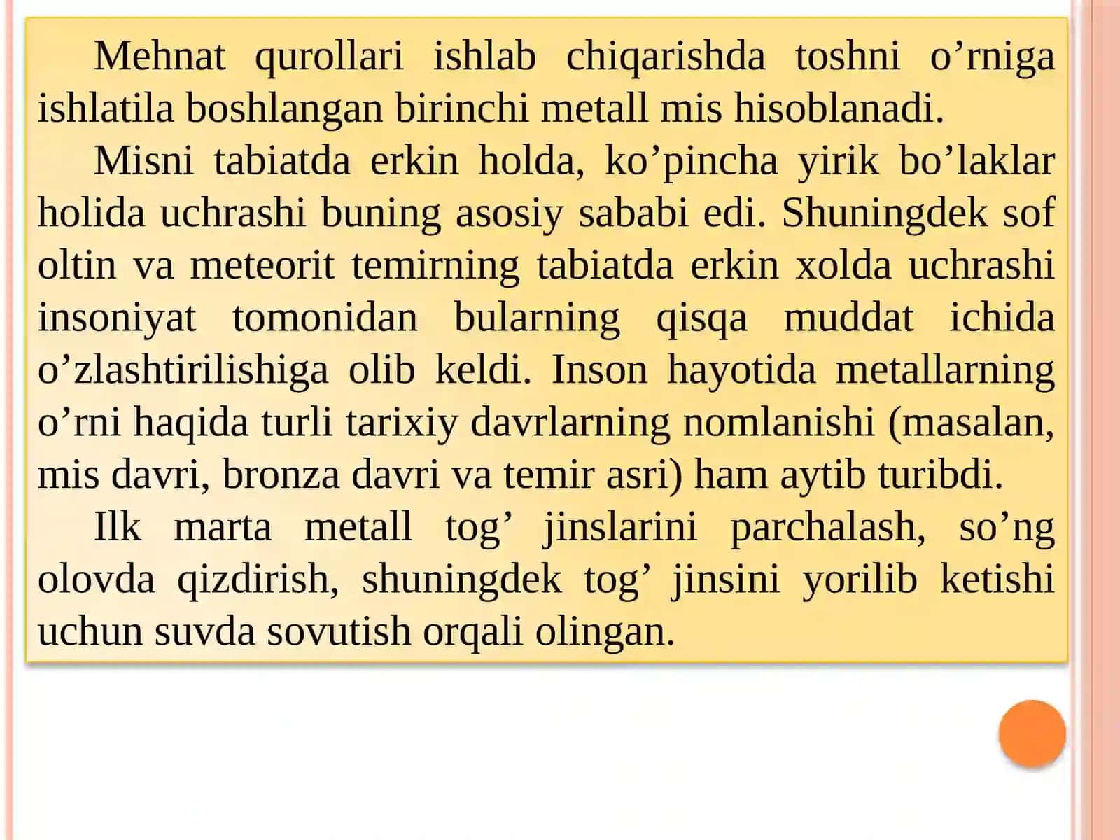 4-ma’ruza: Oksidlangan va aralashrudalarni qayta ishlash texnologiyalari 3