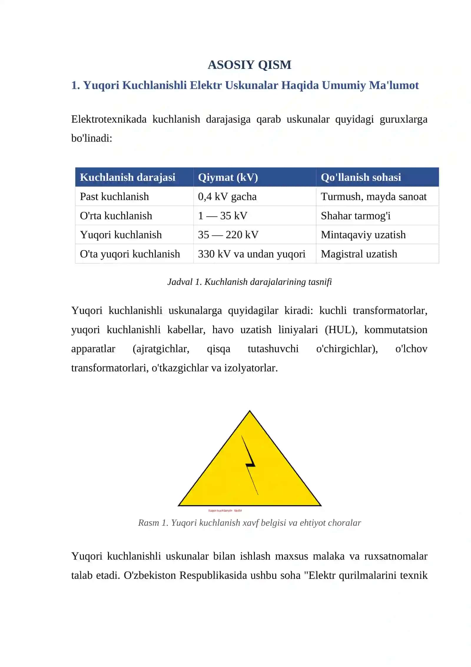 YUQORI KUCHLANISHLI ELEKTR USKUNALAR 3