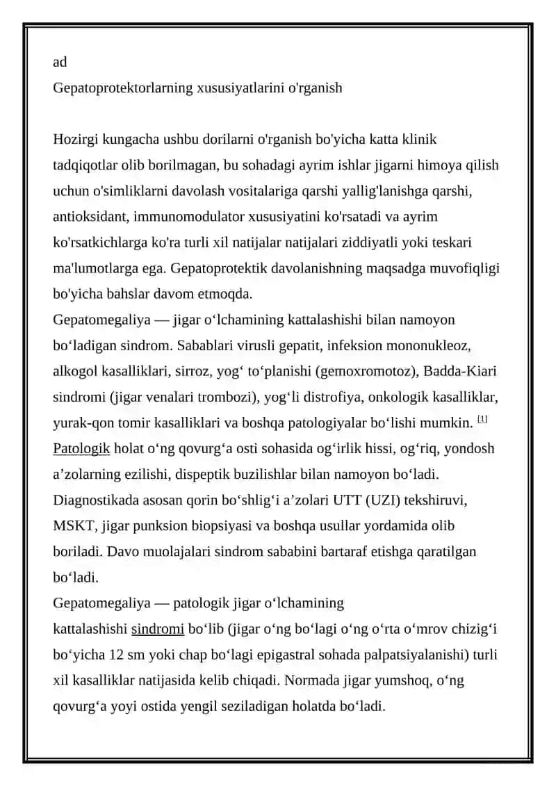 GEPATOPROTEKTORLAR HAQIDA TUSHUNCHA 3