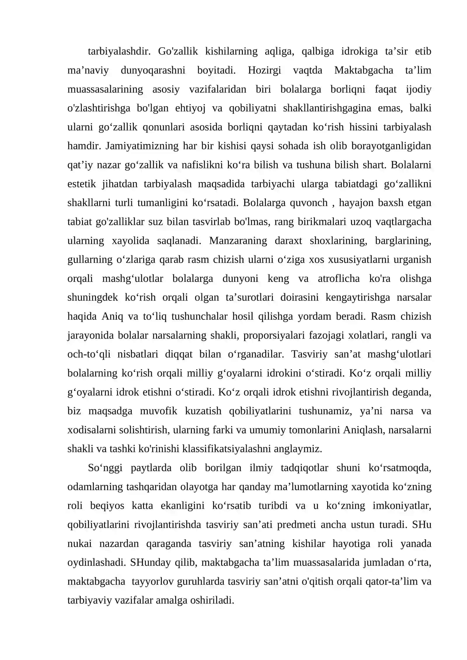 MAKTABGACHA TAYYORLOV GURUH BOLALARINI FAOLIYAT MARKAZLARIDAGI FAOLIYATLARINI LOYIHALASHTIRISH 3