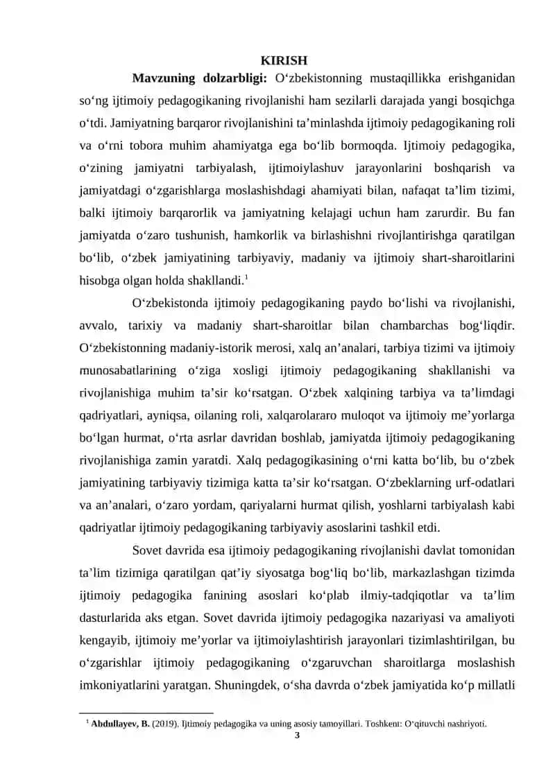 O‘zbekistonda Ijtimoiy Pedagogikaning Rivojlanishi 3