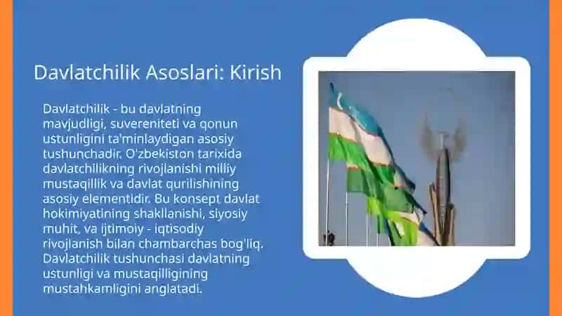 O'zbekiston davlatchilik asoslari. Eng qadimgi davrdan XVI asr davlatchiligi 3