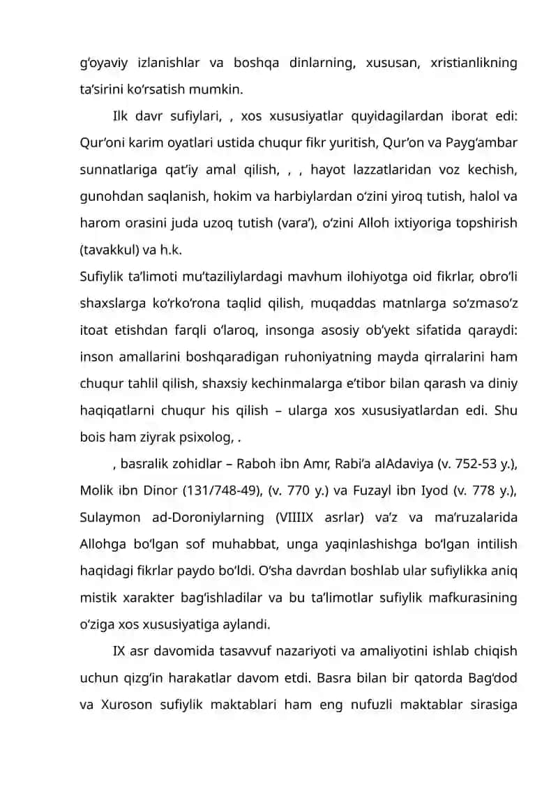 Islom dinining aqidaviy yo‘nalishlari va maktablari 3