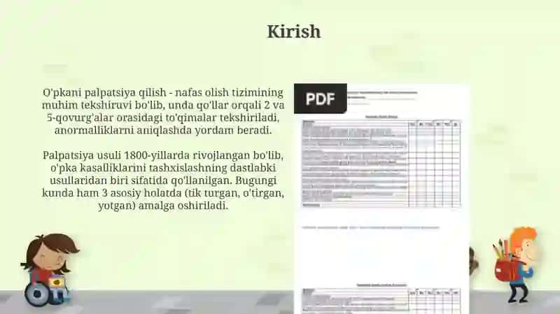 O'pkani palpatsiya qilish - nafas olish tizimining muhim tekshiruvi 3