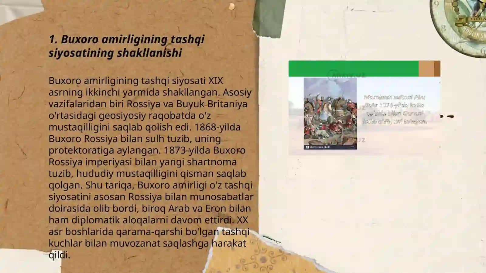 Buxoro amirligining diplomat munosabatlari 3