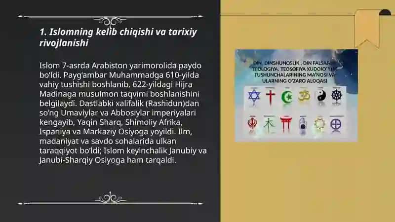 Islom dini tarixi va mohiyati 3