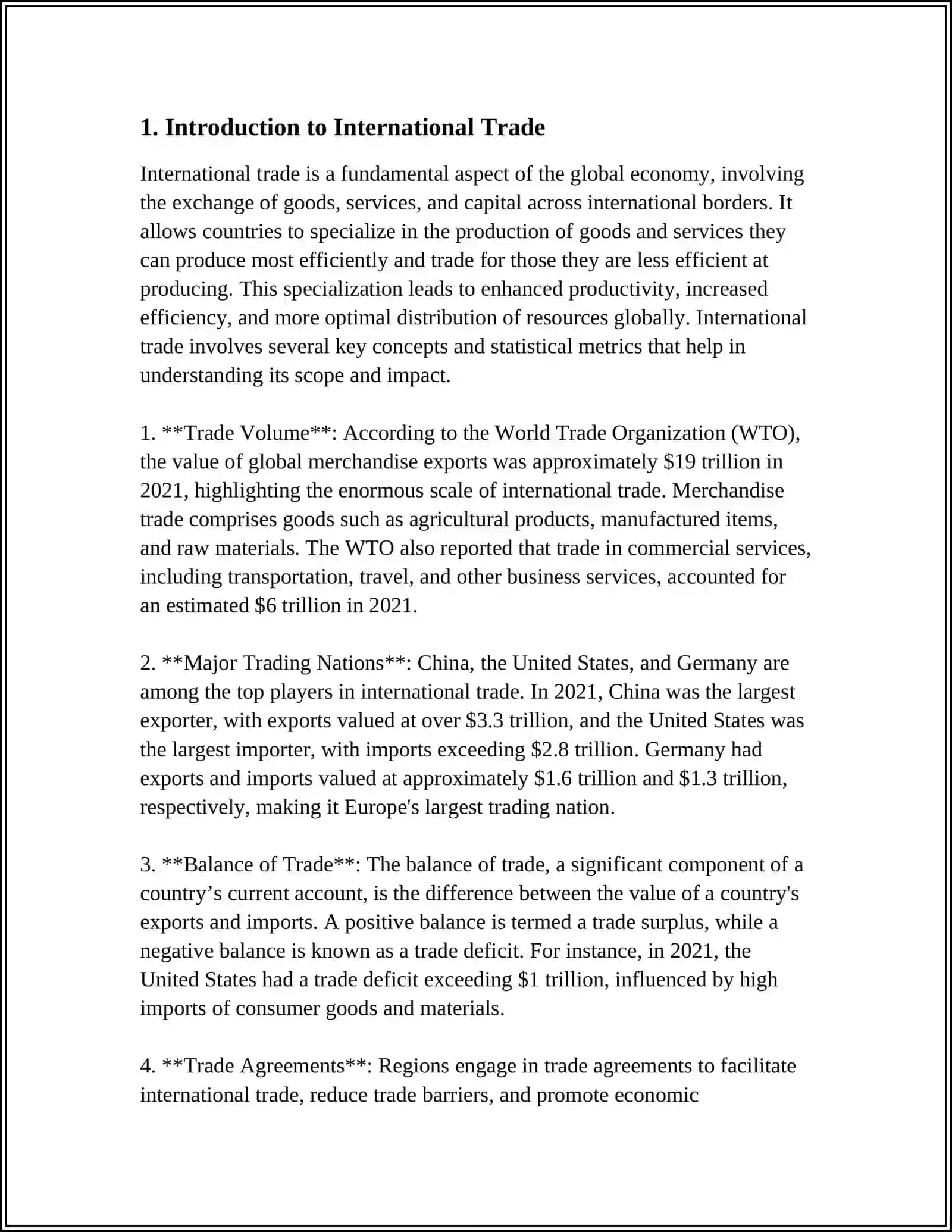 BASICS OF EXPORT AND IMPORT ACTIVITIES 3
