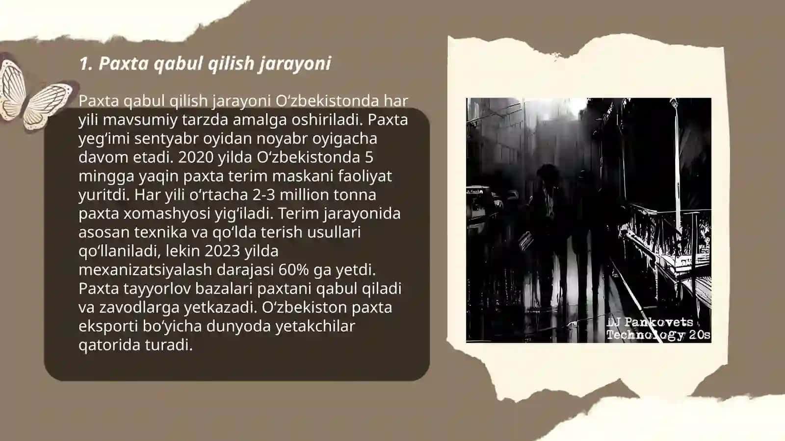 Paxta tozalash korxonalarining umumiy texnologik jarayonlari 3