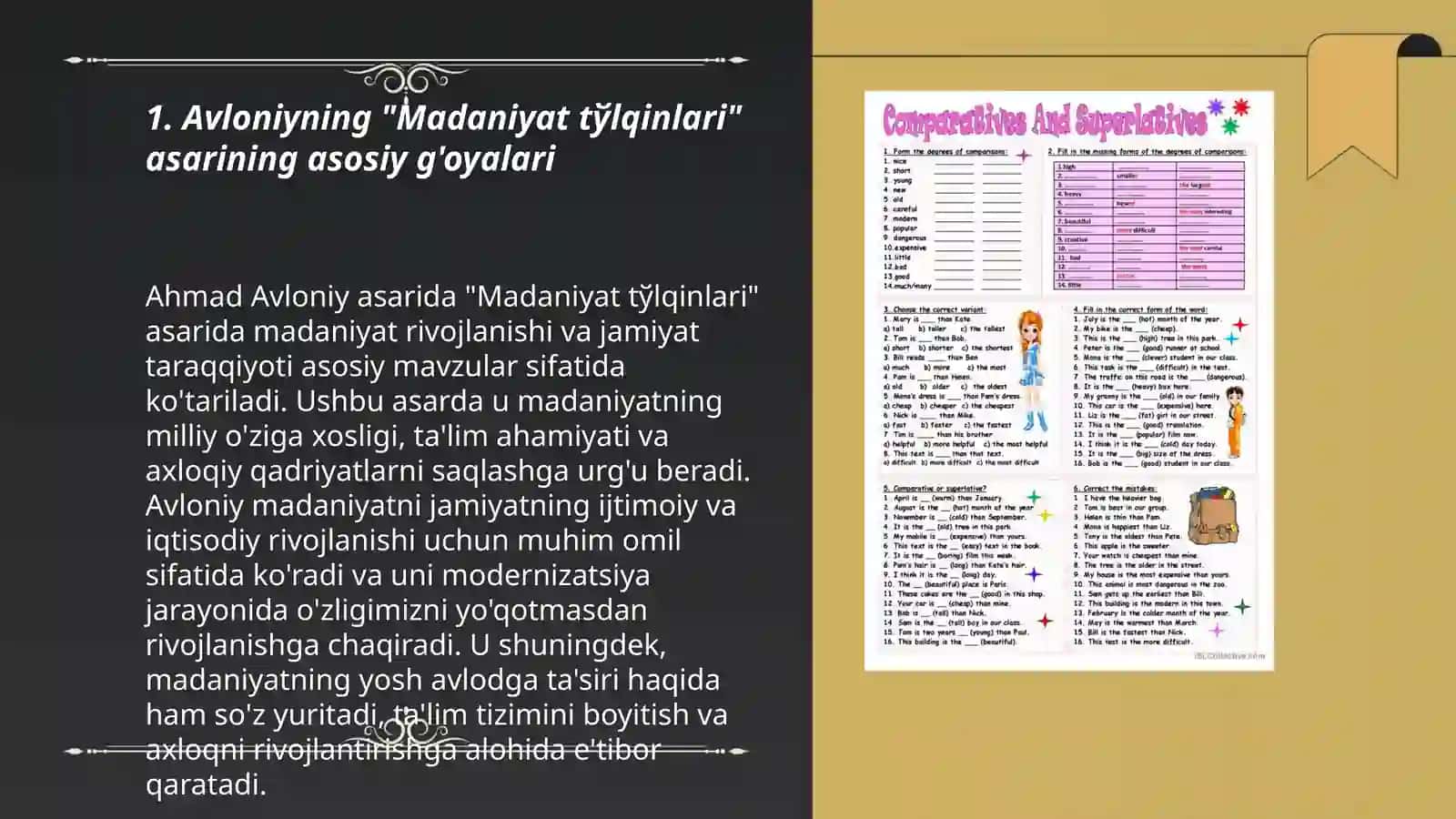 Avloniyning "Madaniyat tўlqinlari" maqolasi va E.Tofflerning "Uchinchi to'lqin" asarini qiyosiy tahlil etish 3