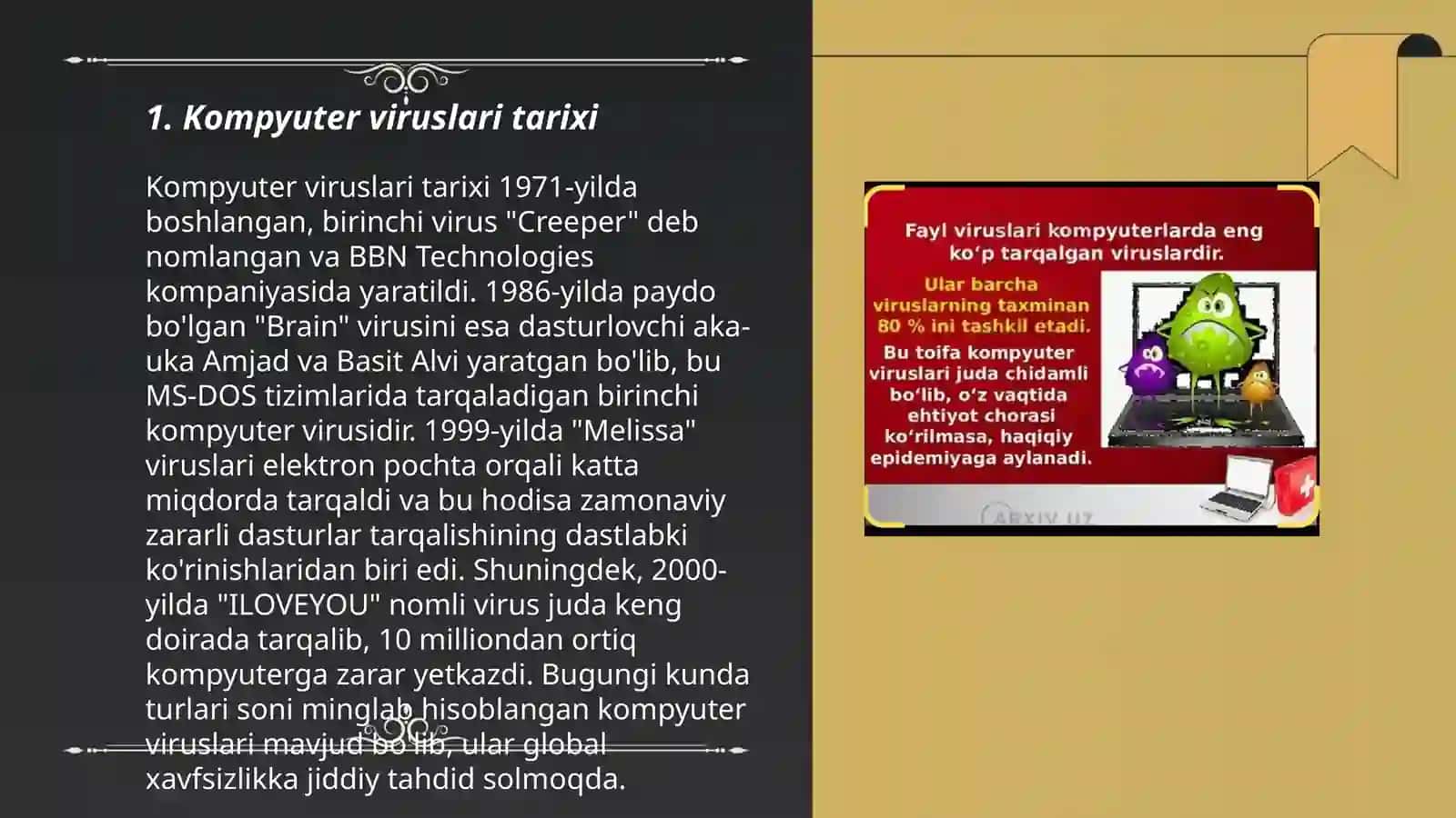 Kompyuter viruslari va viruslardan ximoyalanish 3